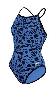 DOLFIN Girls Reversible Chloroban Bathing Suit Swimsuit Size 22/kids 4-6 NWT $58